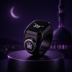 Hdaya Islamic Smart Ring smart Dhikr counter metallic styling